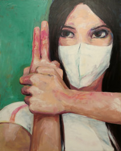 1 Silence et révolte2 250x200cm 2019