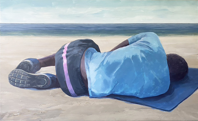 Freie Sicht aufs Mittelmeer - 2024, 147x89cm