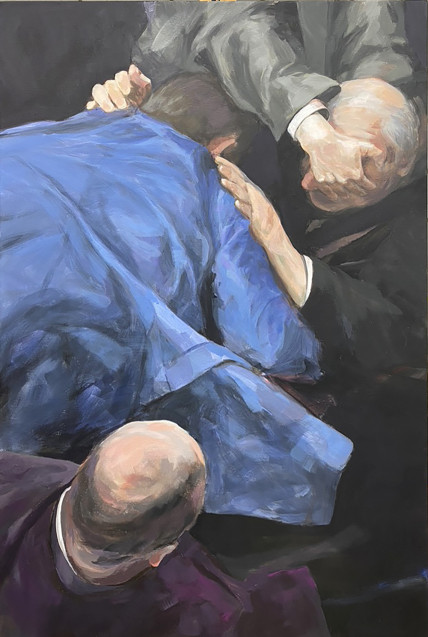 Honour, dignity, nation, patriotism, freedom, independence, god, country, morality, faith, values - 2023, 130x100cm