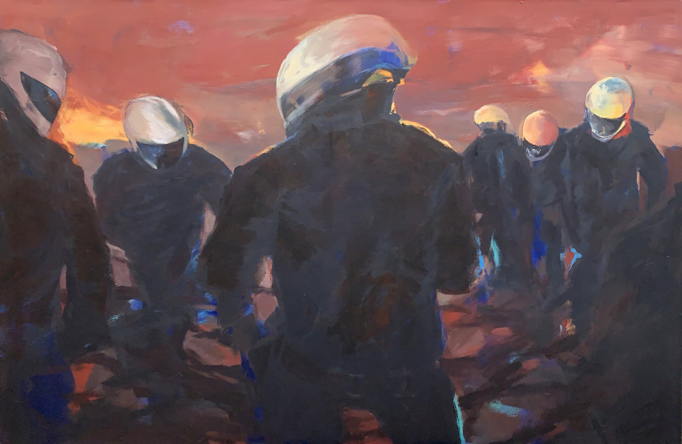 Intervention - 2021, 100x150cm