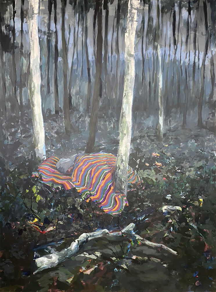 Im Wald - 2023, 200x150cm